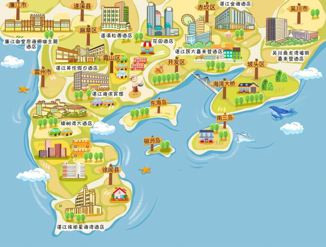 成县手绘地图旅游的艺术指南